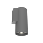 Светодиодный светильник "ВАРТОН" архитектурный Gutta Single 1x20Вт 3000К IP67 линзованный 60 градусов RAL7045 серый