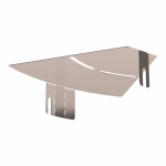 Крышка угла горизонтального изменяемого 0-45 градусов Стандарт INOX (AISI 409) 200 Промрукав Крышка угла горизонтального изменяемого 0-45 градусов Стандарт INOX (AISI 409) 200 Промрукав