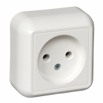Розетка 1гн без З/К о/у белый 10А IP20 Прима Schneider Electric Розетка 1гн без З/К о/у белый 10А IP20 Прима Schneider Electric