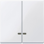 Клавиша двойная перекидная для выкл-ля/кнопки пластик белый глянцевая IP20 для шинной системы SE MERTEN Клавиша двойная перекидная для выкл-ля/кнопки пластик белый глянцевая IP20 для шинной системы SE MERTEN