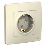 Розетка 1гн с З/К шторки с/у молочный 16А Blanca Systeme Electric (1/10) Розетка 1гн с З/К шторки с/у молочный 16А Blanca Systeme Electric (1/10)