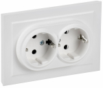 BRITE Роз. 2-я с з/к без з/ш 16А в сб. РС12-3-БрАБ а/б IEK