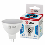 Лампочка светодиодная ЭРА STD LED MR16-8W-12V-840-GU5.3 GU5.3 8 Вт софит нейтральный белый свет Лампочка светодиодная ЭРА STD LED MR16-8W-12V-840-GU5.3 GU5.3 8 Вт софит нейтральный белый свет