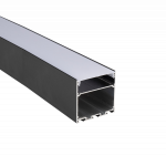 Аксессуар Профиль PAL 5050-BLACK (комплект) накладной 2м анод.с подвесом Jazzway Аксессуар Профиль PAL 5050-BLACK (комплект) накладной 2м анод.с подвесом Jazzway