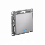 Выключатель 1кл прох с подсв с/у алюминий механизм быстрозажим AtlasDesign Systeme Electric (1/20) Выключатель 1кл прох с подсв с/у алюминий механизм быстрозажим AtlasDesign Systeme Electric (1/20)