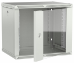 ITK LINEA W Шкаф 9U 600х450мм дверь стекло серый 2.0