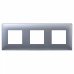 Рамка 3-пост. цвет серый глянцевый, пластик горизонт. и вертик., Avanti DKC Рамка 3-пост. цвет серый глянцевый, пластик горизонт. и вертик., Avanti DKC