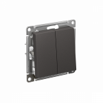 Выключатель 2кл кнопочный с/у базальт механизм AtlasDesign Systeme Electric (1/20) Выключатель 2кл кнопочный с/у базальт механизм AtlasDesign Systeme Electric (1/20)