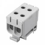 Клемма вводная силовая КВС 6-50мм² 2-рядная серая распределительная REXANT Клемма вводная силовая КВС 6-50мм² 2-рядная серая распределительная REXANT