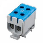 Клемма вводная силовая КВС 6-50мм² 2-рядная синяя распределительная REXANT Клемма вводная силовая КВС 6-50мм² 2-рядная синяя распределительная REXANT