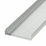 Лоток перфорированный 80х400х3000 толщ.1,5 мм, горячеоцинкованный ДКС Лоток перфорированный 80х400х3000 толщ.1,5 мм, горячеоцинкованный ДКС