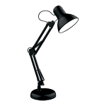 Светильник настольный 60Вт 220-240В E27 черный струбцина и основание Gauss 1/12