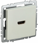 Розетка 1гн HDMI с/у крем механизм РHDMI-0-БрКр BRITE IEK (1/10/100)