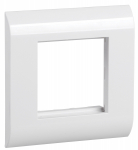 Лицевая рамка для модуля Mosaic 80х80мм пластиковый суппорт белая ITK (1/500)