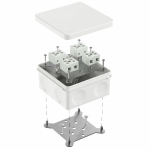 Коробка огнестойкая для о/п двухкомпонентная 60-0300-FR10.0-8 Е15-Е120 RAL9003 100х100х50 (14 шт/уп) Промрукав Коробка огнестойкая для о/п двухкомпонентная 60-0300-FR10.0-8 Е15-Е120 RAL9003 100х100х50 (14 шт/уп) Промрукав