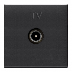 Накладка/вставка с/у tv пластик антрацит с надписью IP20 ABB Zenit