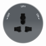 Розетка 1гн универс. графит 13А/250В MultiTrack Systeme Electric (1)