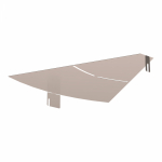 Крышка угла горизонтального изменяемого 0-45 градусов Стандарт INOX (AISI 409) 500 Промрукав Крышка угла горизонтального изменяемого 0-45 градусов Стандарт INOX (AISI 409) 500 Промрукав