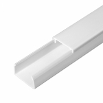 Кабель-канал монтажный 2000x25x16мм пластик белый ПРОМРУКАВ