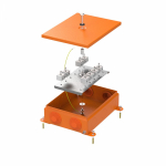 Коробка металлическая огнестойкая 70-0385-FR6.0-16 E15-E120 RAL2004 150x200x60 (6 шт/кор) Промрукав