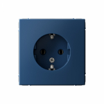 Розетка 1гн с З/К с/у аквамарин механизм 16А ArtGallery Systeme Electric (1/5/20)