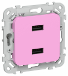 FLITE Роз. USB AA 2,1А РЮ-2-ФлПр пур IEK