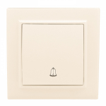 Кнопка звонка с/у крем 10А Минск EKF