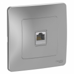 Розетка 1гн комп RJ45 с/у алюминий кат.5е Blanca Systeme Electric (1/10)