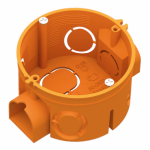 Коробка для скрытого монтажа 68x42мм для бетона пластик оранжевый ip20 ПРОМРУКАВ _