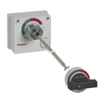 Рукоятка для силового выключателя для выключателя-разъединителя черная с осью-переходником для аварийной остановки Legrand Рукоятка для силового выключателя для выключателя-разъединителя черная с осью-переходником для аварийной остановки Legrand