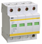 Ограничитель импульсных напряжений ОПС 4Р 5кА D IEK (1/30)