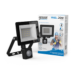 Прожектор светодиод 20Вт 6500К 1300Лм черный с датчиком движения IP65 СДО Gauss Elementary-S (1/20)