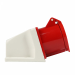 Розетка силовая (CEE) 32А 5Р 6ч 400 В (50+60 ГЦ) КРАСНАЯ пластик IP44 КЭАЗ