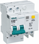 Диф. автомат 2Р 40А 30мА тип AC х-ка С ДИФ-101 4,5кА DE