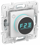 Терморегулятор электронный с подсв с/у белый арктический механизм SK-T01W SKANDY IEK (1/10/100)