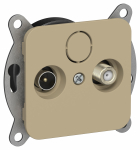 FLITE Роз. 2-я TV+SAT экр. проходная РТВс-2-1-2-ФлХ хак. IEK