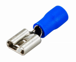 Разъем РПИ-М 2,5-(6,3) синий гнездо 6,6 мм 1,5-2,5 мм2 REXANT (100/100/20000)