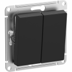 Выключатель 2кл с/у карбон механизм IP44 AtlasDesign AQUA Systeme Electric Выключатель 2кл с/у карбон механизм IP44 AtlasDesign AQUA Systeme Electric