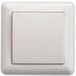 Выключатель 1кл прох с/у белый в сборе IP44 W59 AQUA Systeme Electric