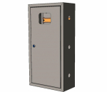 Щит ЯУР 600х300х150 с монтажной панелью и двумя DIN-рейками EKF Basic