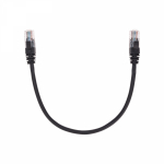 Патч-корд U/UTP REXANT категория 5e, RJ45-RJ45, неэкранированный, 26AWG, LSZH, черный, 0.3 м