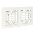 Рамка 2гн белый вертикальная Минск EKF Basic Рамка 2гн белый вертикальная Минск EKF Basic