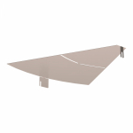 Крышка угла горизонтального изменяемого 0-45 градусов Стандарт INOX (AISI 409) 600 Промрукав Крышка угла горизонтального изменяемого 0-45 градусов Стандарт INOX (AISI 409) 600 Промрукав