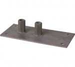 Крепление молниеприемника для плоской кровли 200х300 мм, М16, термодиффузия TDM Крепление молниеприемника для плоской кровли 200х300 мм, М16, термодиффузия TDM