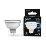 Лампа светодиод 7Вт GU5.3 4100К 630Лм MR16 Gauss Black (1/10/100) Лампа светодиод 7Вт GU5.3 4100К 630Лм MR16 Gauss Black (1/10/100)