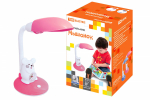 Светильник Мышонок настол/часы 220В, 11Вт, Е27, розовый TDM