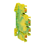 Клеммная колодка пружинная двухуровневая 2.5 Push-in земля Клеммная колодка пружинная двухуровневая 2.5 Push-in земля