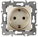 Розетка 1гн с З/К с/у шампань без м.лапок механизм 16А 12-2001-04 Эра12 ЭРА (10/100/2500) Розетка 1гн с З/К с/у шампань без м.лапок механизм 16А 12-2001-04 Эра12 ЭРА (10/100/2500)