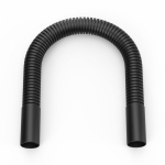 Поворот гибкий гофрированный универсальный чёрный d25 мм (5шт/120шт уп/кор) Промрукав Поворот гибкий гофрированный универсальный чёрный d25 мм (5шт/120шт уп/кор) Промрукав