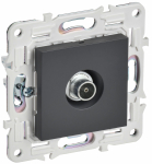 Розетка 1гн ТВ оконечная с/у титан механизм SK-A12T SKANDY IEK (1/10/100)